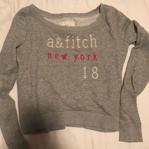 Abercrombie & Fitch gray sweatshirt